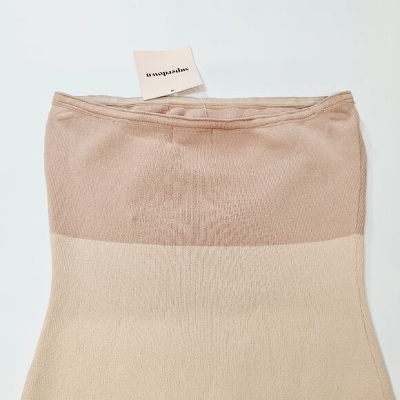 Superdown Perla Ombre Mini Dress in Nude Ombre Small - Picture 7 of 11